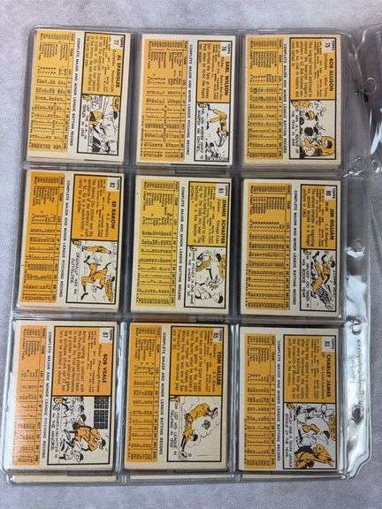 1963 Topps BB 45 Card Lot - Nice - EX- to EXMT