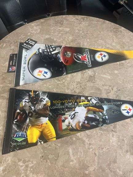 2 Pittsburgh Steelers Pennant