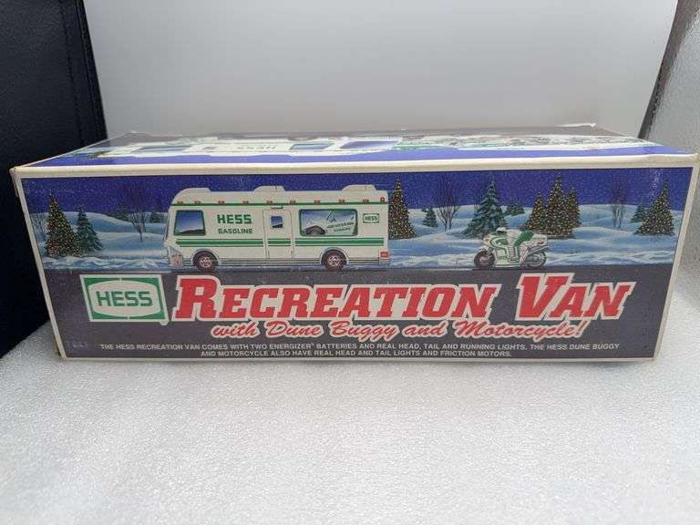 Hess Vintage 1998 Recreation Van With  Motorcycle & Dune Buggy