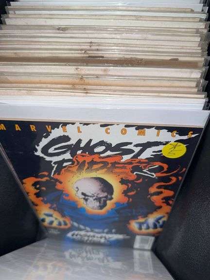 Large Assortment of Marvel Wolverine, Ghost Rider, and Spiderman Comics