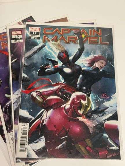 (6) Captain Marvel Comics (5 Are Variant Editions)
