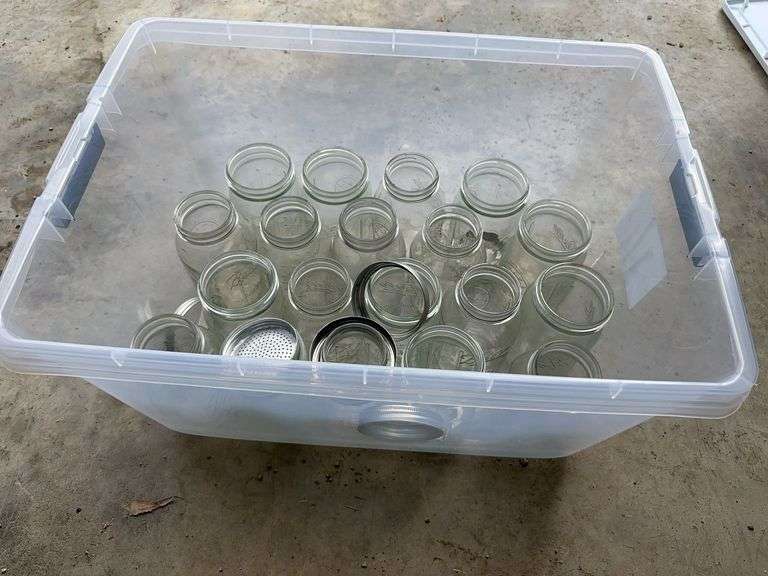 Tub of (19) Jars