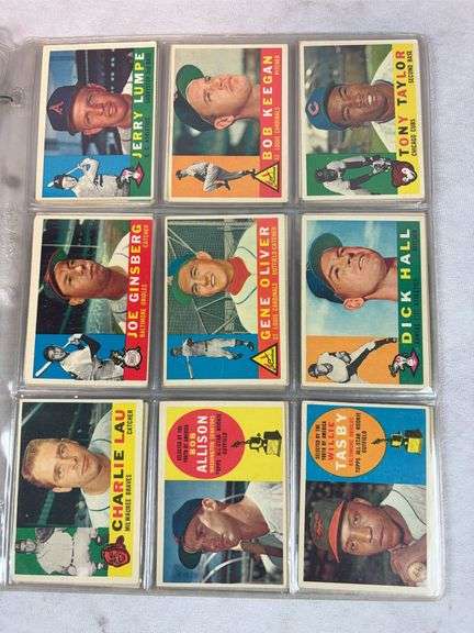 1960 Topps BB 54 Card Lot  EX- to EXMT