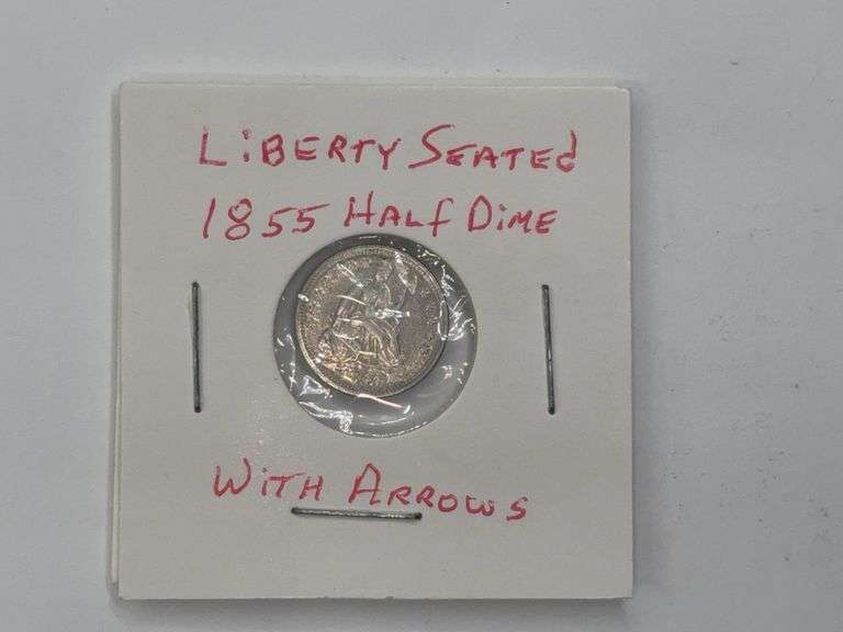 1855 Liberty Seated Half Dollar with Arrows