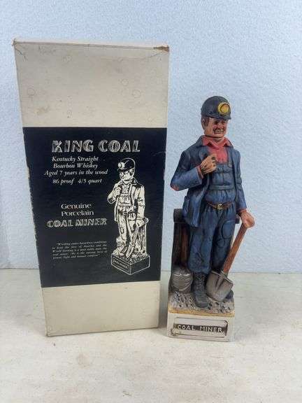 King Coal , Coal Miner Porcelain