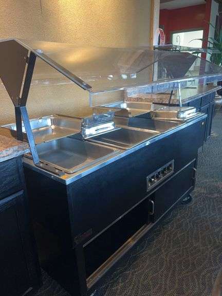 Econo-Mate Electric Commercial Stainless Steel Rolling Buffet