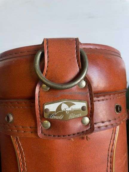 (3) vintage golf bags - Arnold Palmer, Wilson, and St. Andrews