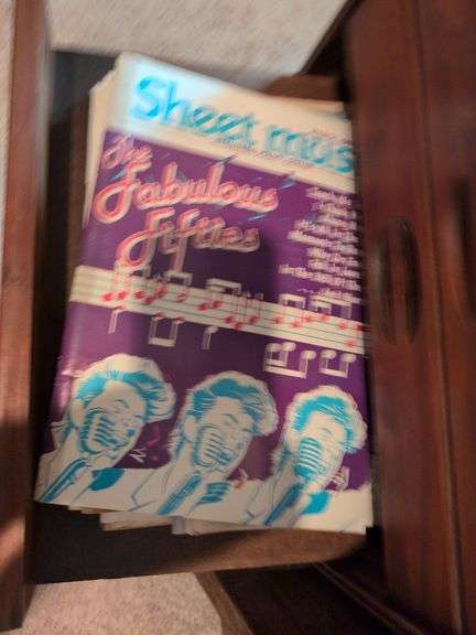 (2) stands full of sheet music - see photos