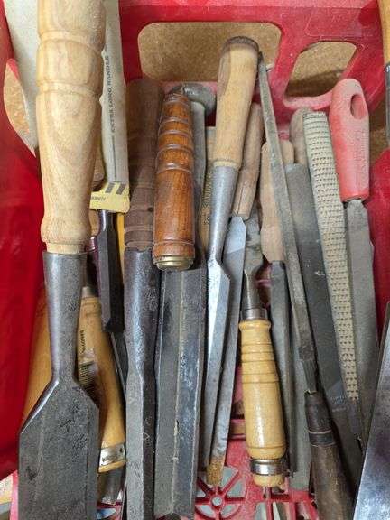 Assortment of chisels