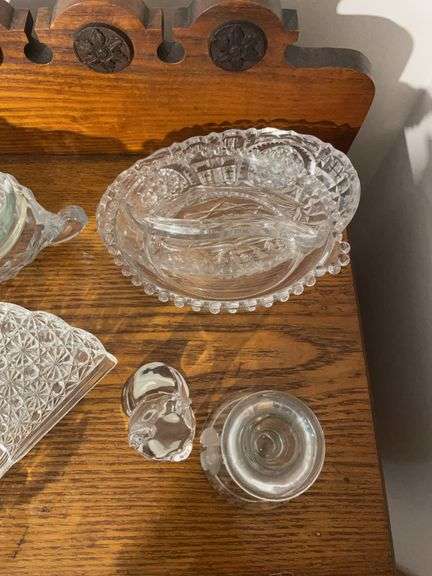 Miscellaneous crystal glassware