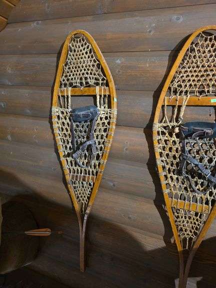 Pair of snow shoes