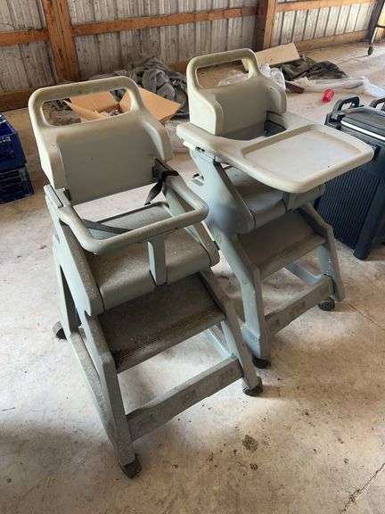 (2) Rubbermaid High Chairs