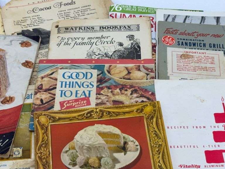 Recipe Books (Some Vintage)