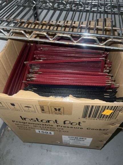 Box of Laminated Menu Holders