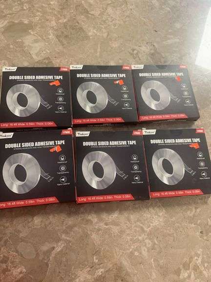 6 Packs Of Double Sided Adhesive Tape