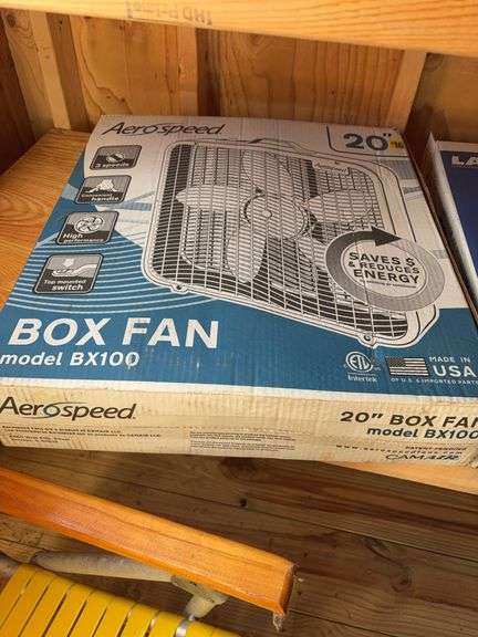 (2) Box fans - in boxes