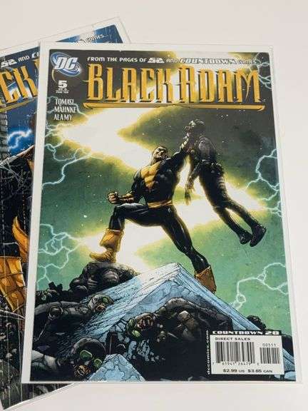 (5) 2007-08 Black Adam Comics (#’s 2-6)
