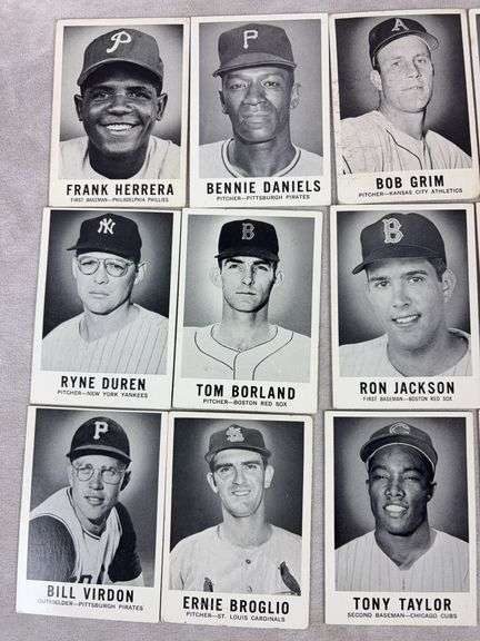 1960 Leaf BB 17 Card Lot Nice VG to EXMT