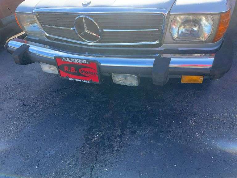 1980 Silver 2D 450SL Mercedes Benz