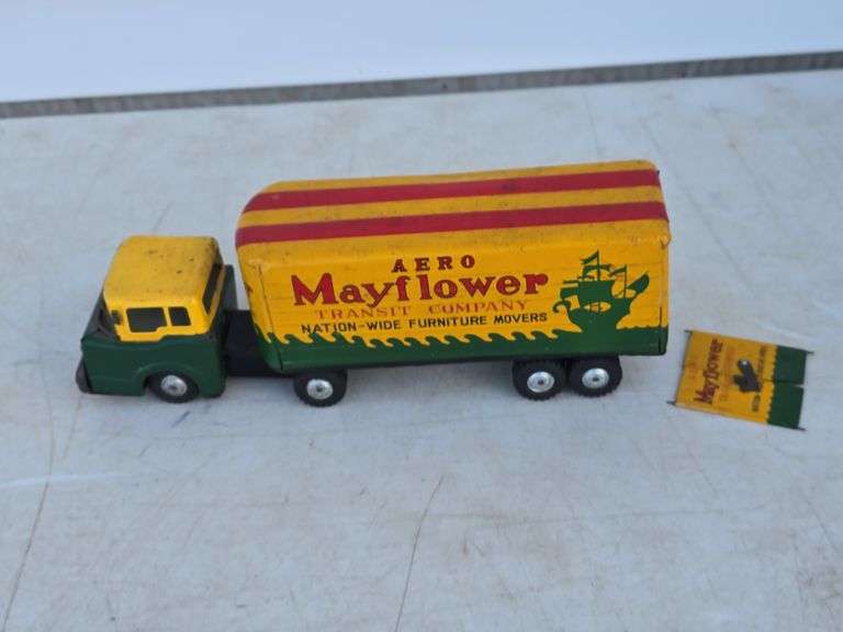 EARLY AERO MAYFLOWER TI LITHO TOY TRUCK
