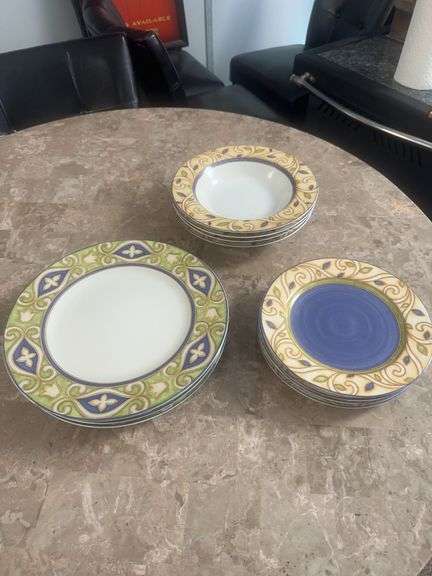 Interiors Made In Indonesia 12 Piece Dish Set Cleo Edition