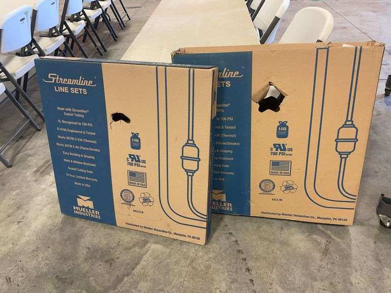 (2) boxes of Streamline line sets - Copper Tubing  - see photos
