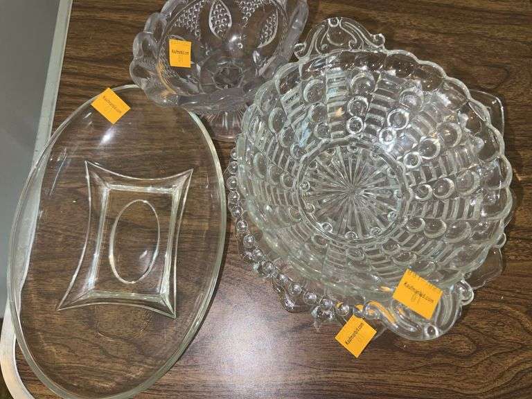 Assorted Glass Dishware
