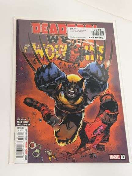 (3) Marvel Deadpool Comics and (3) Marvel Deadpool & Wolverine Comics