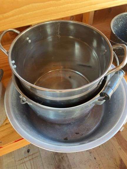 Cold-pack & large pots & pans