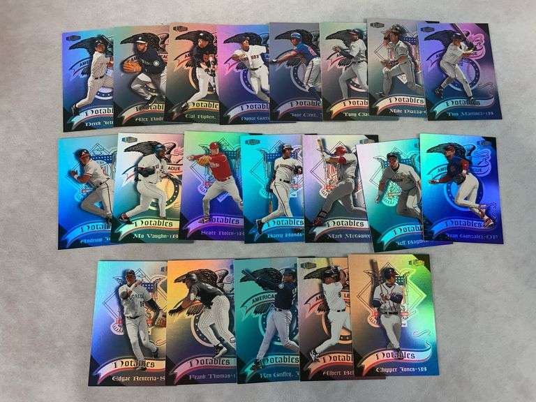 Fleer 1998 Notables set of 20: Jeter, Griffey and other Stars