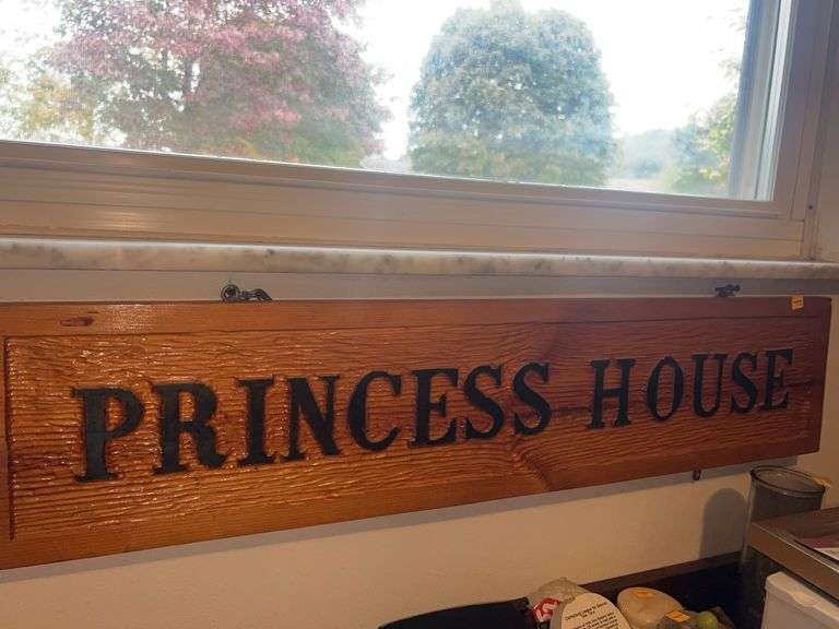 Wooden Princess House Sign