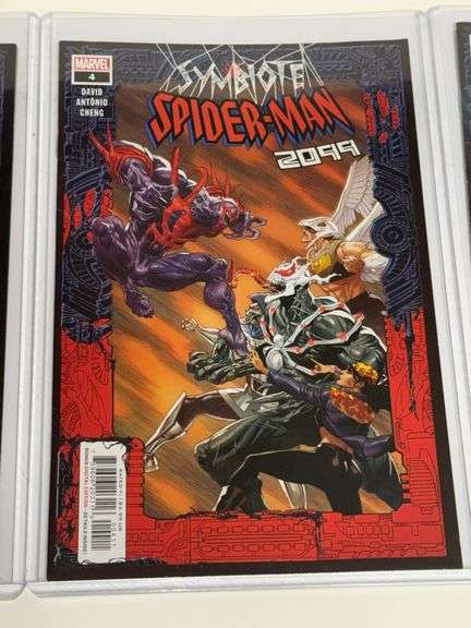 (3) Marvel Symbiote Spiderman 2099 Comics w/ Protective Sleeves