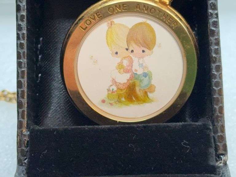 Precious Moments Necklace Watch & Collector Cards