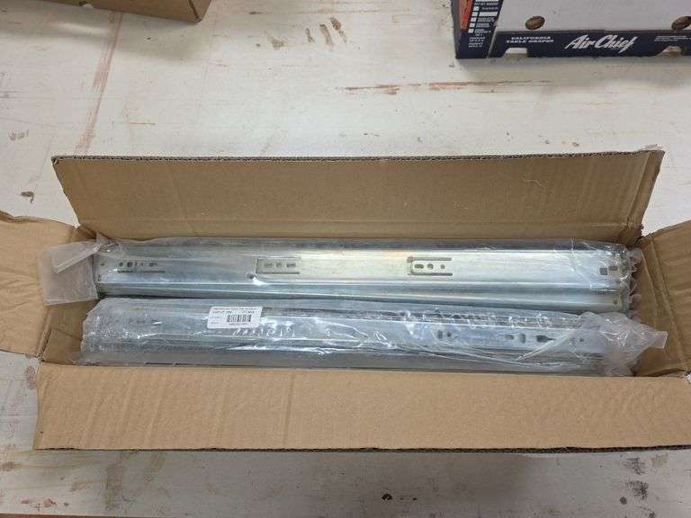 6 sets 20" zinc drawer slides