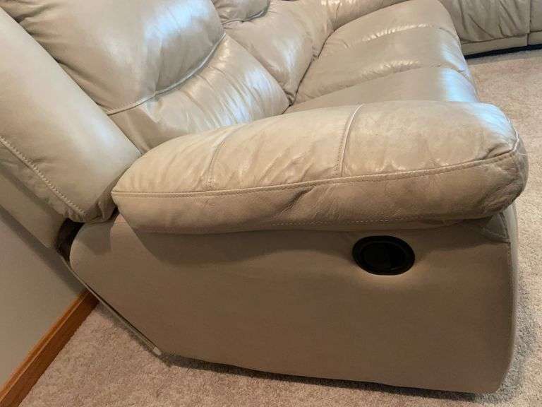 Matching couch and loveseat - loveseat worn - see photos