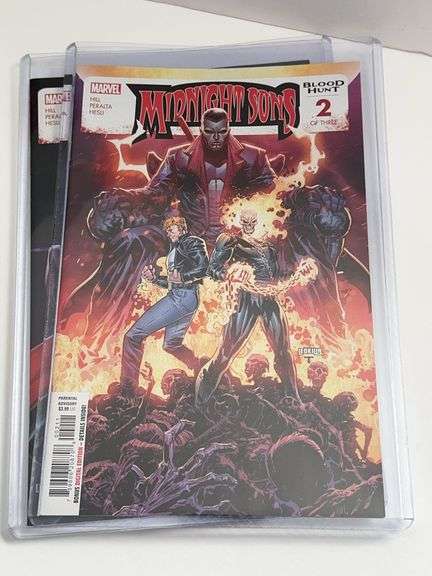 Marvel Blade, Spirit of Vengeance, Moonknight, and Midnight Sons Comics (15 Comics Total)