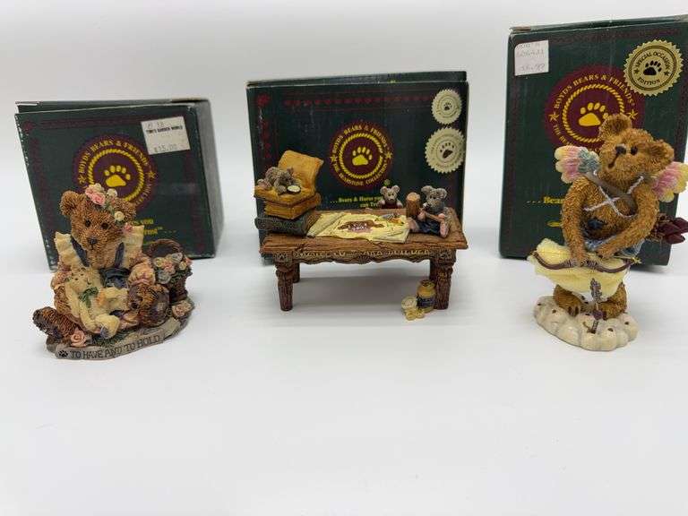 3 Boyds Bears From the Bearstone Collection