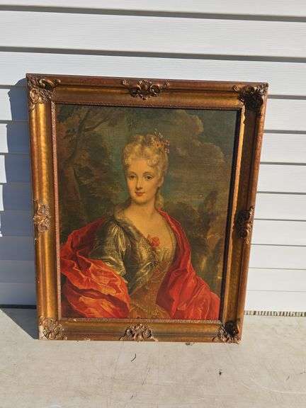 PAINTING IN VINTAGE FRAME 33" X 28"