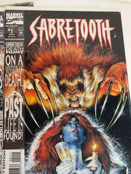 (6) Marvel Sabertooth Comics
