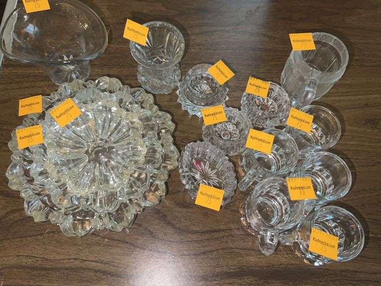 Assortment of Glass Salt Cellars