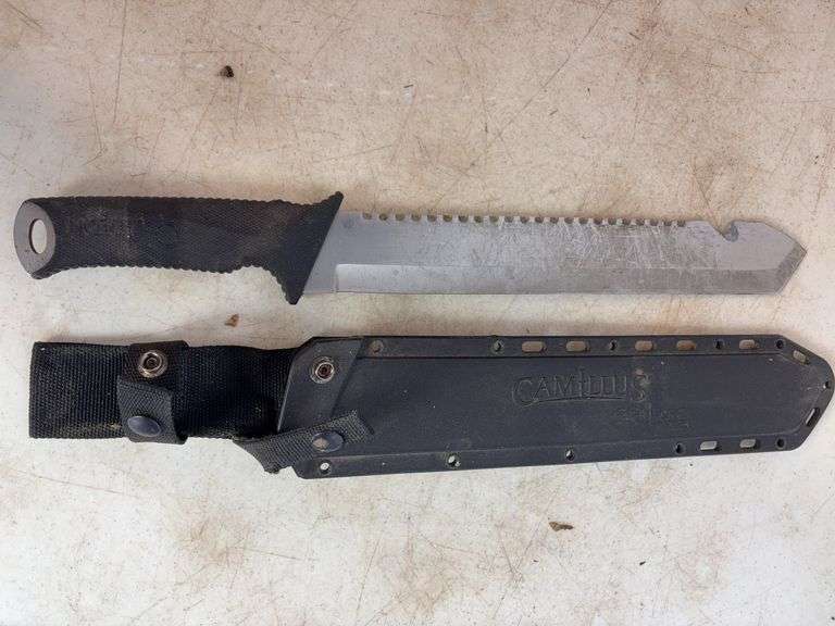 (2) machettes, Cabela's knife, and stainless mesh
