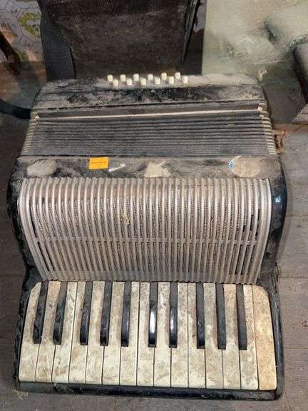 Vintage Accordion and Keyboard