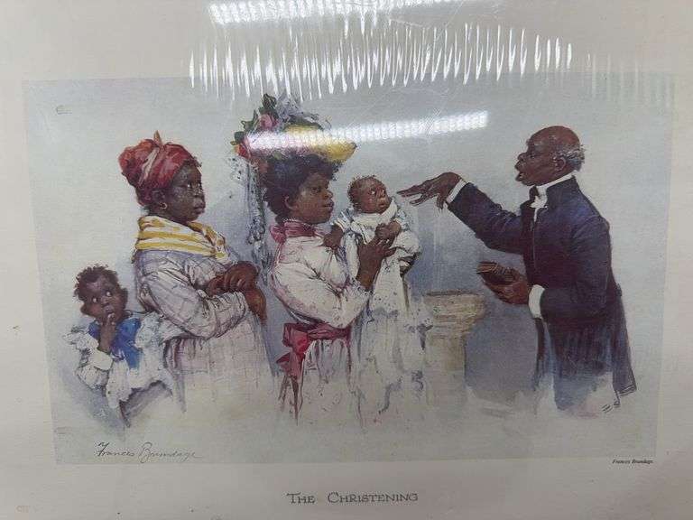 “The Christening “ Art Print 1987 by Frances Brundage 12” x 16”