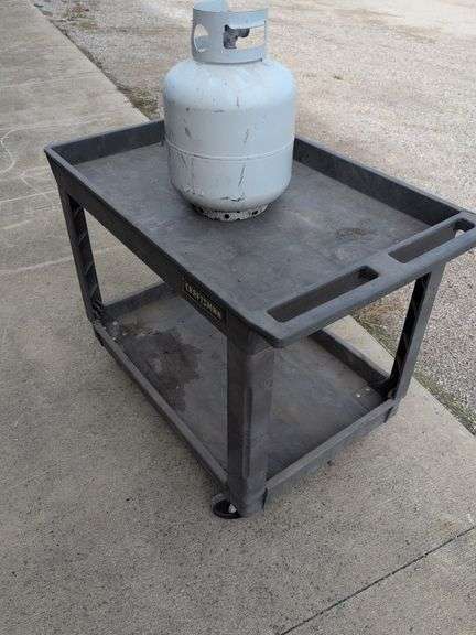 Craftsman utility cart with propane tank