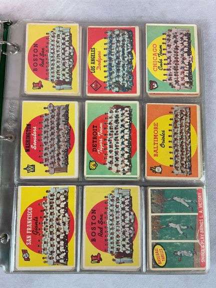 1959 Topps 180+ Card Lower Grade Starter Set With Stars - F to VG