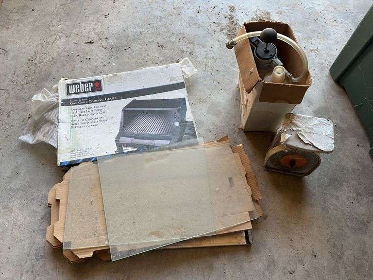 Weber Stainless Steel Gas Grill Cooking Crates, and other misc.