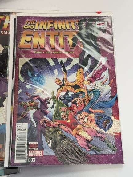 (17) Marvel Comics (Includes The Infinity Gauntlet, Thanos, The Eternals, and Black Knight)