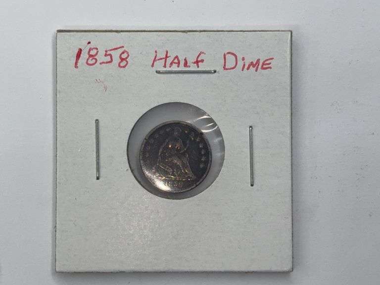 1858 Liberty Seated Half Dime
