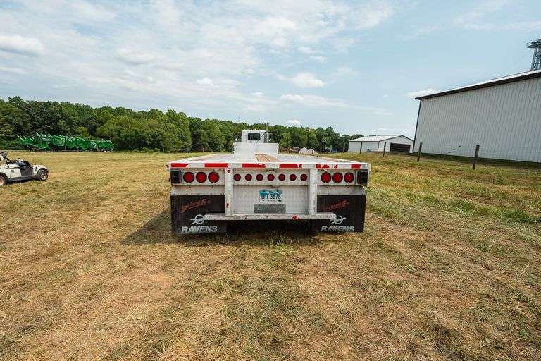 1998 RAVENS 48’ DROP DECK ALUMINUM TRAILER - Kaufman Realty & Auctions