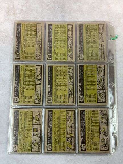 1961 Topps BB 45 Card Lot - Nice Ex to EXMT